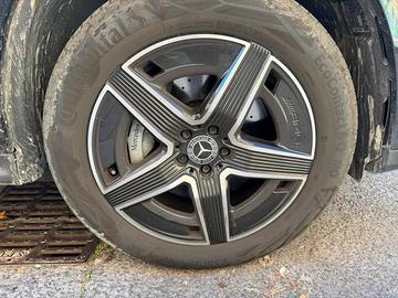 4 cerchi con gomme mercedes GLC coupè amg r19