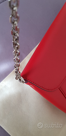 Borsa Coccinelle di pelle rossa