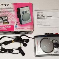 Raro walkman Sony TCS-30D Stereo cassette-corder