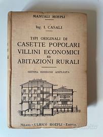 Manuali Hoepli "Tipi Originali di Casette..."