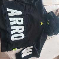 Felpa Barrow  nera cotone garzata 14 anni