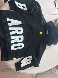 Felpa Barrow  nera cotone garzata 14 anni