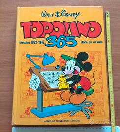 Walt Disney Topolino 365 
Prima ediz. 1977