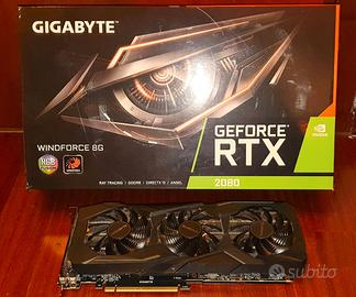 Nvidia GeForce RTX 2080 GigaByte WindForce GAMING