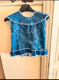 gilet smanicato jeans 