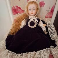 Bambola ceramica Capodimonte 