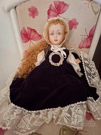 Bambola ceramica Capodimonte 