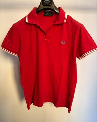 Polo Fred Perry Uomo Rosso M
