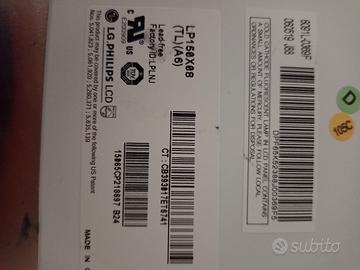 pannello ricambio LCD LP150X08 per PC notebook
