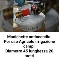 manichette antincendio per uso irrigazione 