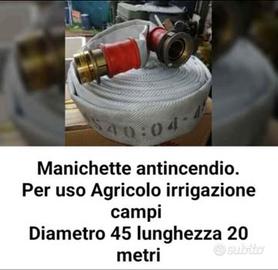 manichette antincendio per uso irrigazione 