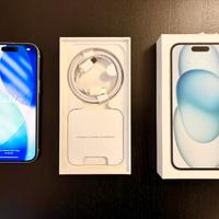IPhone 15 256GB Bianco/Azzurro come nuovo