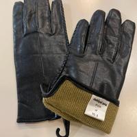 guanti  neri in pelle foderati