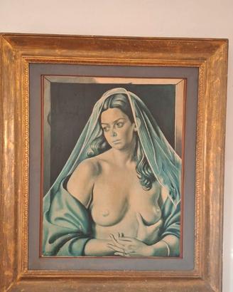 Quadro su Tela " La Velata " di Vittorio Sciltian