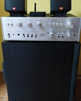AMPLI NIKKO TRM600 con SUB KENWOOD SW-05HT