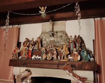 Presepe completo da collezione vintage