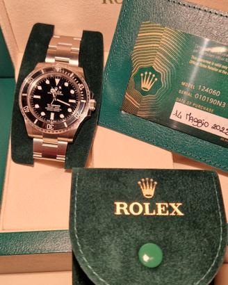 rolex 124060 mai indossato