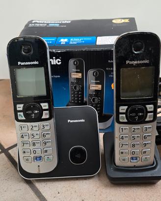 coppia telefoni panasonic cordless