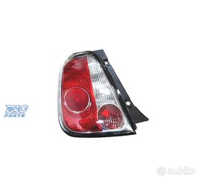 FANALE SINISTRO PER FIAT 500 07-14 CERCHIO NERO