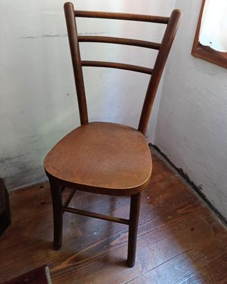 sedia rustica anni 50 