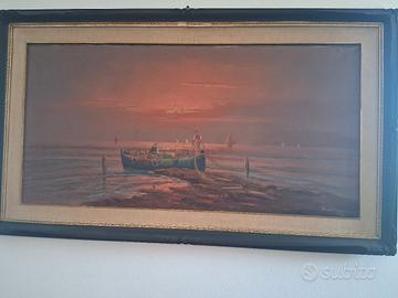 olio su tela 120x60