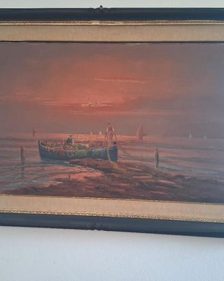 olio su tela 120x60