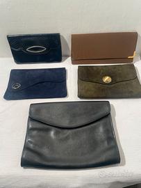 Set 5 borsette pochette da donna