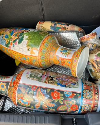 4 vasi cinesi vintage