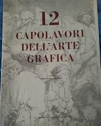 Cartella 12 capolavori dell' arte grafica
