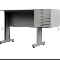 Scrivania cassettiera olivetti syntesis Sottsass E