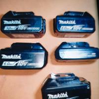 BATTERIE ORIGINALI Stock MAKITA MAX 7 PEZZI