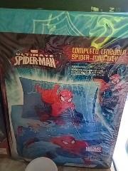Lenzuola Spiderman  Celeste collezione 