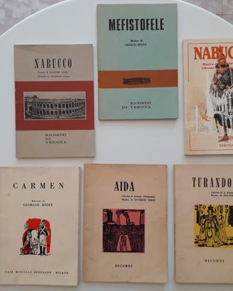 15 libretti d’Opera