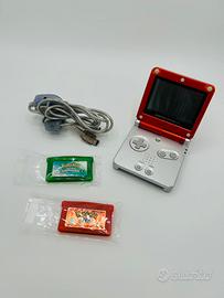 Bundle Game Boy Advance SP + Pokémon + Cavo Link