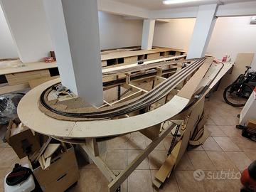 Struttura plastico ferroviario modellistico