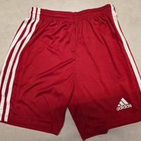 Pantaloncini Adidas rossi 15-16 anni