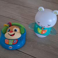 Set giochi Clementoni e Fisher Price