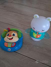 Set giochi Clementoni e Fisher Price