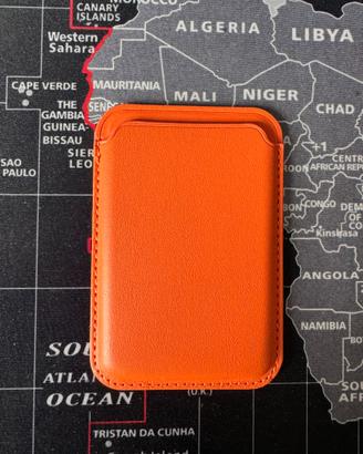 Porta carte di credito MAGSAFE in pelle per iPhone