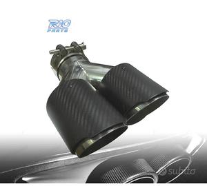 TERMINALE SCARICO DOPPIO DESTRO IN CARBONIO