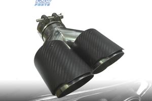 TERMINALE SCARICO DOPPIO DESTRO IN CARBONIO