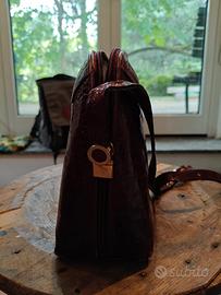 borsa in pelle di coccodrilo