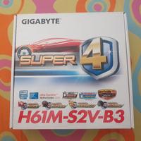 scheda madre gigabyte h61m-s2v-b3 socket 1155 