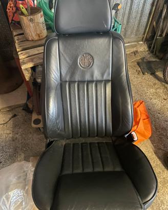 Sedile alfa 156 pelle frau nera