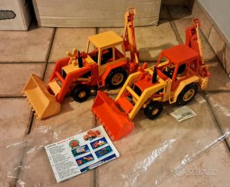 Bruder vintage trattore ruspa escavatore 8456 90