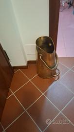 secchio porta carbone o porta legna