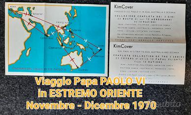 1970 - 23 buste 1°giorno Papa PAOLO VI in ORIENTE 