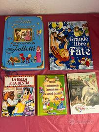 Lotto 5 libri per bambini – Fiabe, Fate e racconti