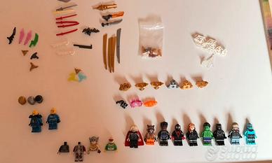 Lego minifigures marvel e Ninjago