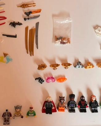 Lego minifigures marvel e Ninjago